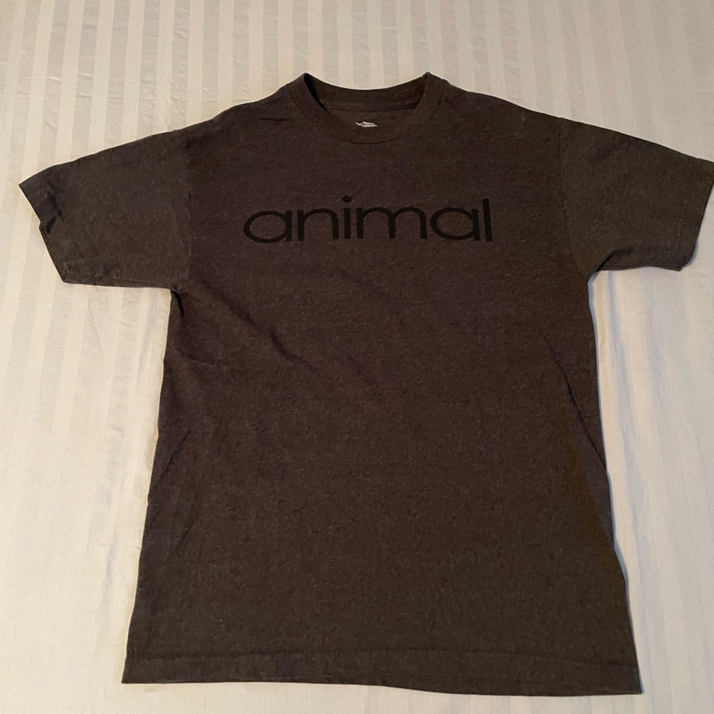 Animal Dark Gray Short Sleeve Tee